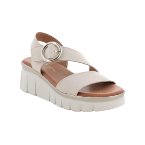 Sandali IGI&CO con zeppa da donna bianco con strap 1189622