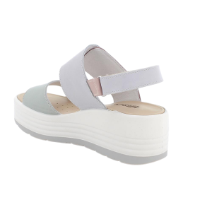 Sandali IGI&CO con zeppa da donna verde con strap 1164555