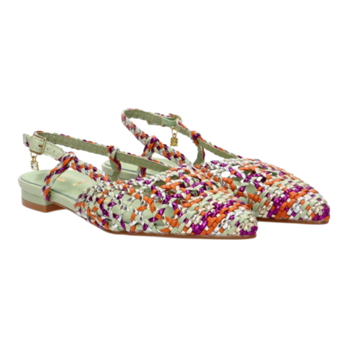 BAILARINA TRENZADA BRAIDA 10130, ETIKA MUJER, MULTICOLOR 
