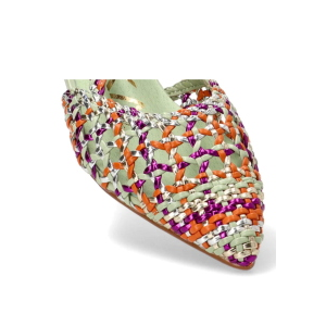 BAILARINA TRENZADA BRAIDA 10130, ETIKA MUJER, MULTICOLOR 