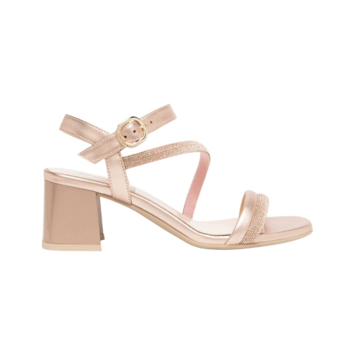 Scarpe sandali cerimonia NeroGiardini donna E615721D in pelle
