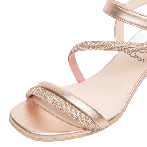 Scarpe sandali cerimonia NeroGiardini donna E615721D in pelle