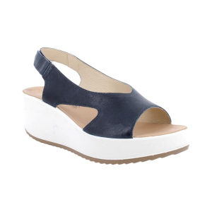 Sandali IGI&Co con zeppa da donna blu con strap 1161711