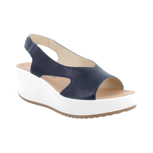 Sandali IGI&Co con zeppa da donna blu con strap 1161711