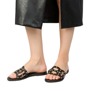Sandali ciabatta OVYè donna GSFRANCESCAVAC nero