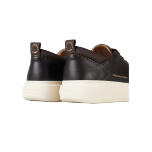 Baskets Alexander Smith Wembley Homme Haute Fréquence en Cuir Marron ASBEWFM2319DBN