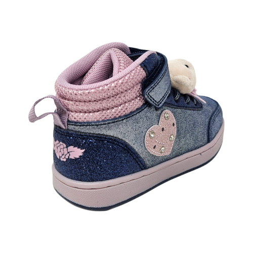 Zapatillas Altas Lelli Kelly Orsetto Niña LKAL5716 Azul