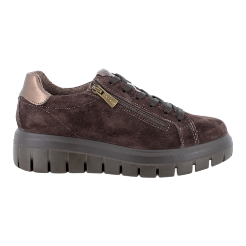 Women’s Brown Suede Wedge Sneakers 2148922
