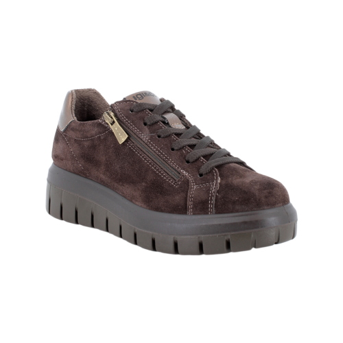 Women’s Brown Suede Wedge Sneakers 2148922