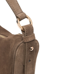 NeroGiardini Women’s Suede Hobo Crossbody Bag I644343D
