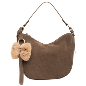 NeroGiardini Women’s Suede Hobo Crossbody Bag I644343D
