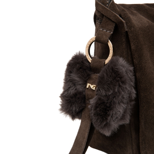 NeroGiardini Damen Schultertasche aus Leder I644345D