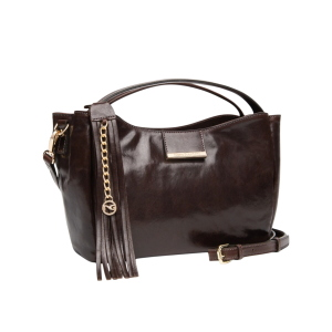 Borsa a mano e tracolla NeroGiardini in pelle da donna I644363D