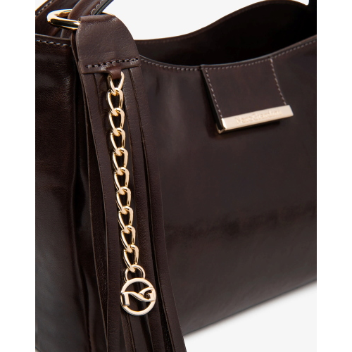 Borsa a mano e tracolla NeroGiardini in pelle da donna I644363D