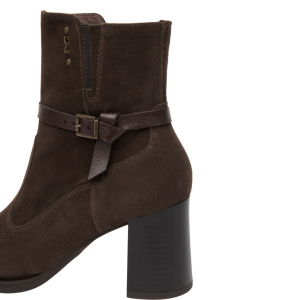 NeroGiardini Women’s Suede and Leather Ankle Boots I617241D