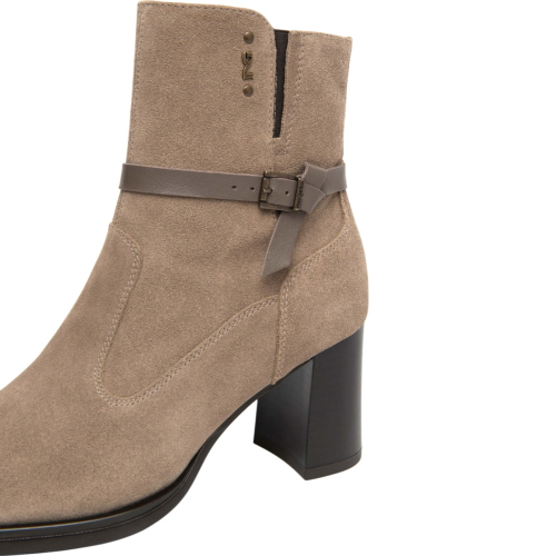 Botines NeroGiardini Mujer de Ante y Piel I617241D