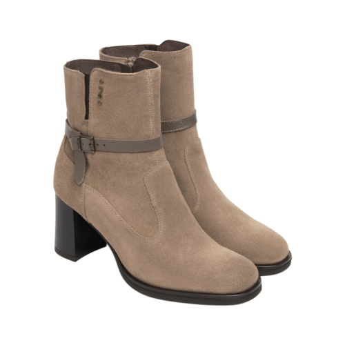 NeroGiardini Women’s Suede and Leather Ankle Boots I617241D