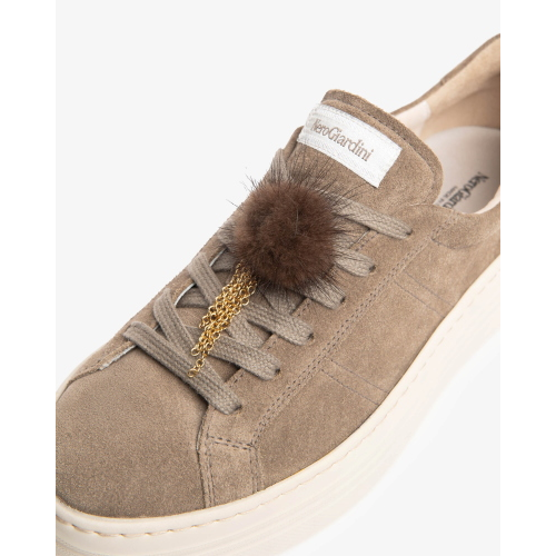 Baskets Plateforme NeroGiardini Femme en Daim I617441D
