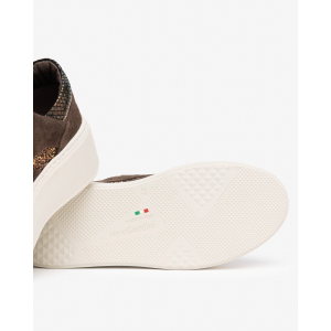Scarpe sneakers NeroGiardini da donna in pelle scamosciata I617501D