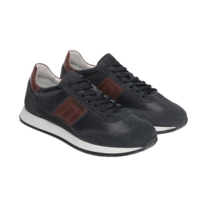 NeroGiardini Herren Sneaker aus Leder und Wildleder I601321U
