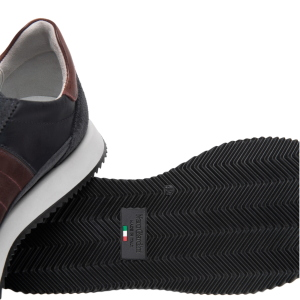 NeroGiardini Herren Sneaker aus Leder und Wildleder I601321U