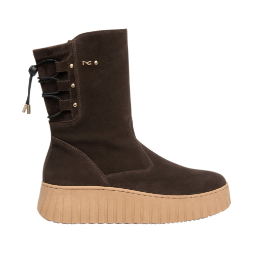 Bottines NeroGiardini Femme en Daim et Tissu Technique I618121D