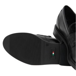 NeroGiardini Damen Loafer aus Leder und technischem Textil I617162D