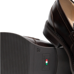 Mocasines NeroGiardini Mujer de Piel y Tejido Técnico I617163D