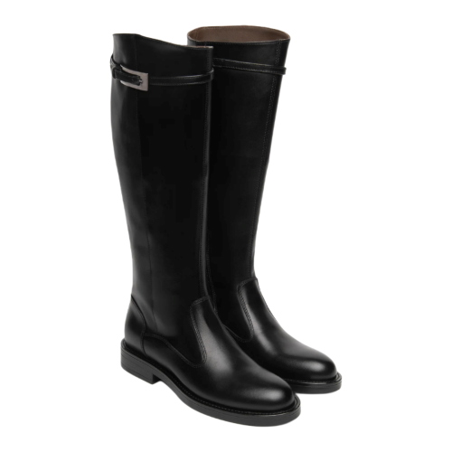 Stivali NeroGiardini da donna in pelle I617987D