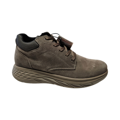 IGI&CO Men's Dark Mud Suede Ankle Boots with Laces 2118622