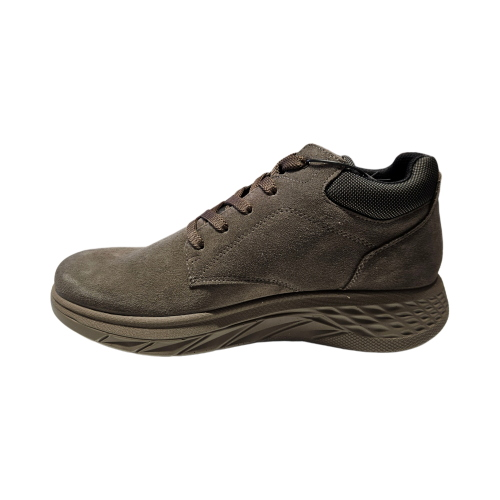 IGI&CO Men's Dark Mud Suede Ankle Boots with Laces 2118622