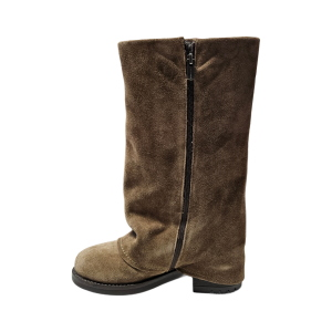 Bottes femme IGI&CO en daim taupe avec fermeture zippée 2190511