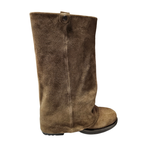 Bottes femme IGI&CO en daim taupe avec fermeture zippée 2190511