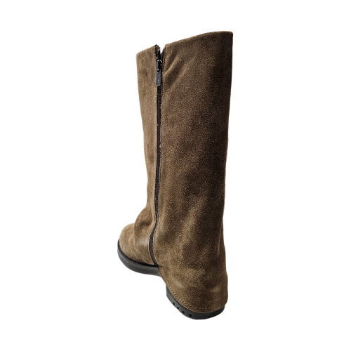 Bottes femme IGI&CO en daim taupe avec fermeture zippée 2190511