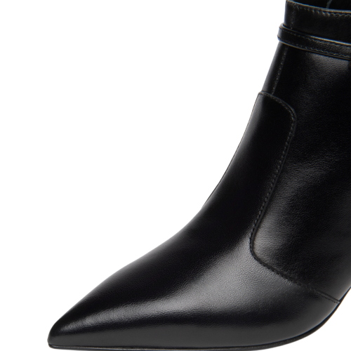 NeroGiardini Premium Collection Women's Leather Ankle Boots with Zip I617611DE