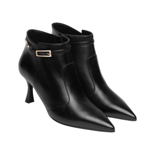 NeroGiardini Premium Collection Women's Leather Ankle Boots with Zip I617611DE