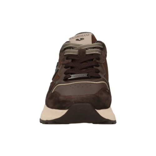 Baskets homme GUARDIANI Levante en cuir et daim GM62001