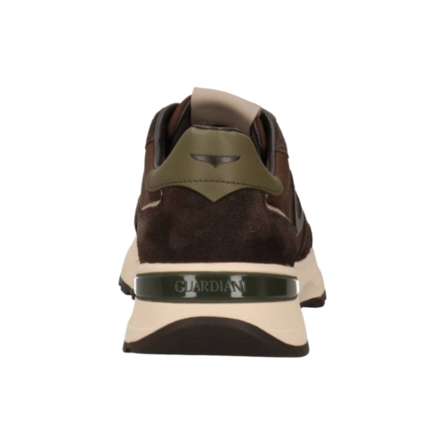 Baskets homme GUARDIANI Levante en cuir et daim GM62001