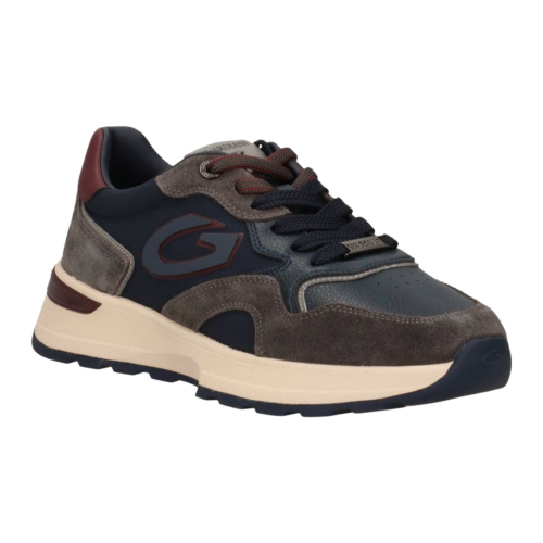 Baskets homme GUARDIANI Levante en cuir et daim GM62001