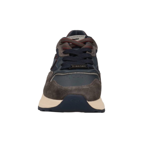 Baskets homme GUARDIANI Levante en cuir et daim GM62001