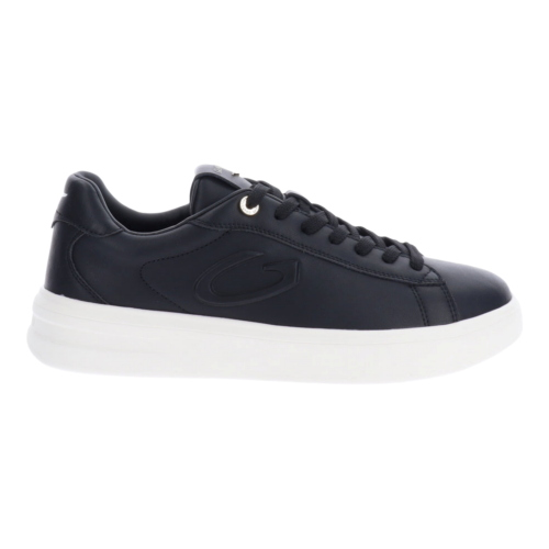 Zapatillas para hombre GUARDIANI Aeris Top de piel negra GM62013A