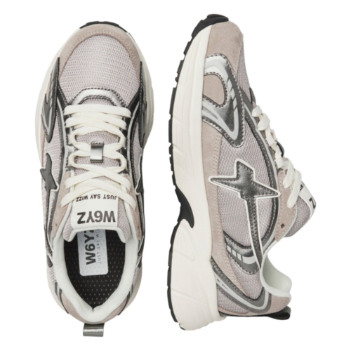 Baskets unisexes W6YZ Arrow Uni grises et étain 2020217 05