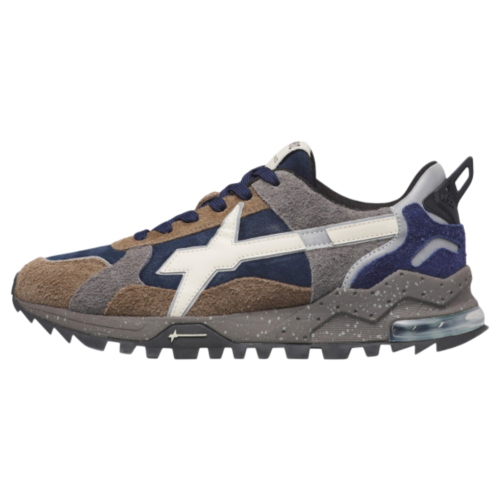 W6YZ Breeze 3-M Men's Sneakers Light Brown and Navy 2018612 08