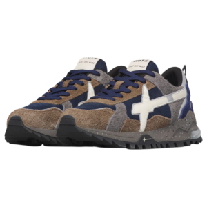 W6YZ Breeze 3-M Men's Sneakers Light Brown and Navy 2018612 08