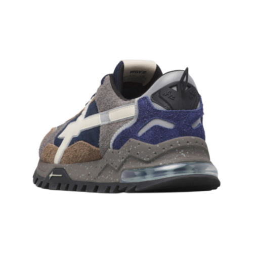 W6YZ Breeze 3-M Men's Sneakers Light Brown and Navy 2018612 08