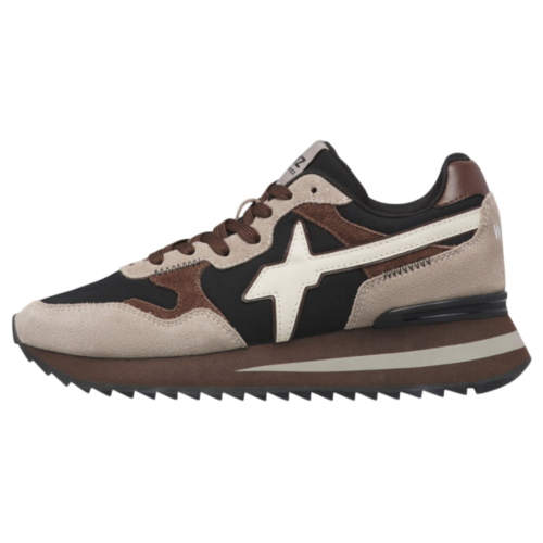 Baskets femme W6YZ YAK-W marron et milk 2016528 71