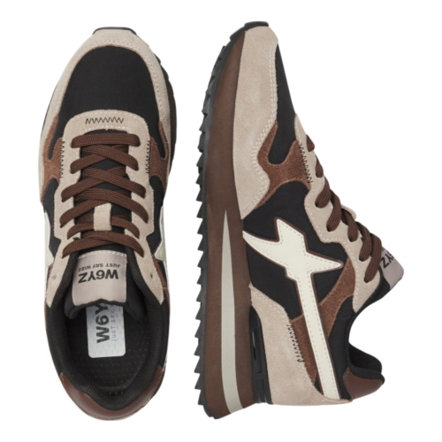 Baskets femme W6YZ YAK-W marron et milk 2016528 71