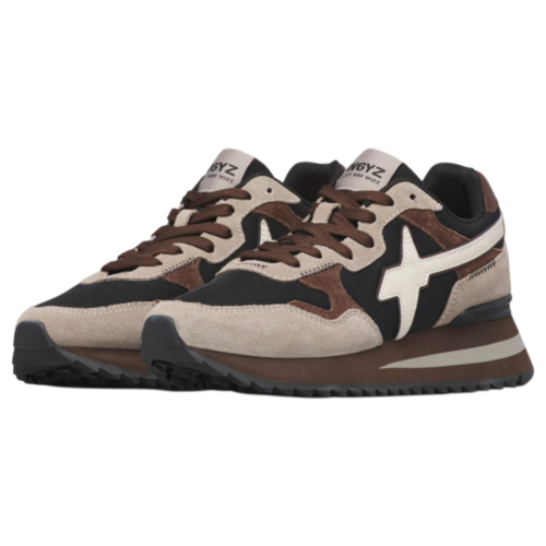 Baskets femme W6YZ YAK-W marron et milk 2016528 71