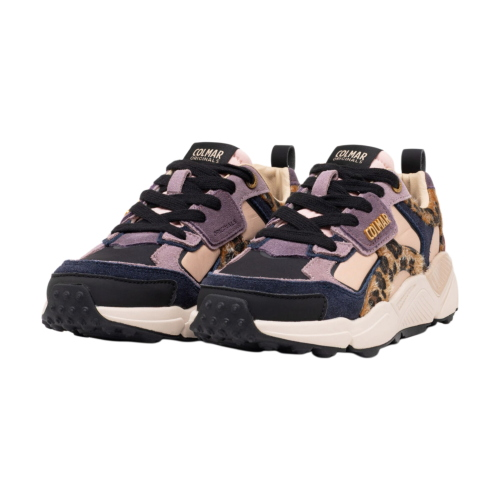 Scarpe sneakers COLMAR GARNER LEOPARD 131 NUDE-MULTICOLOR 