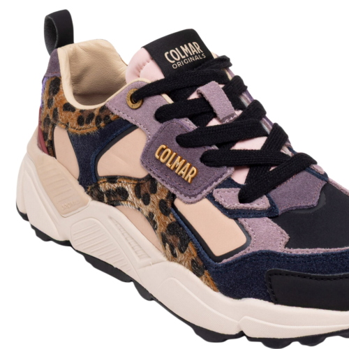 Scarpe sneakers COLMAR GARNER LEOPARD 131 NUDE-MULTICOLOR 